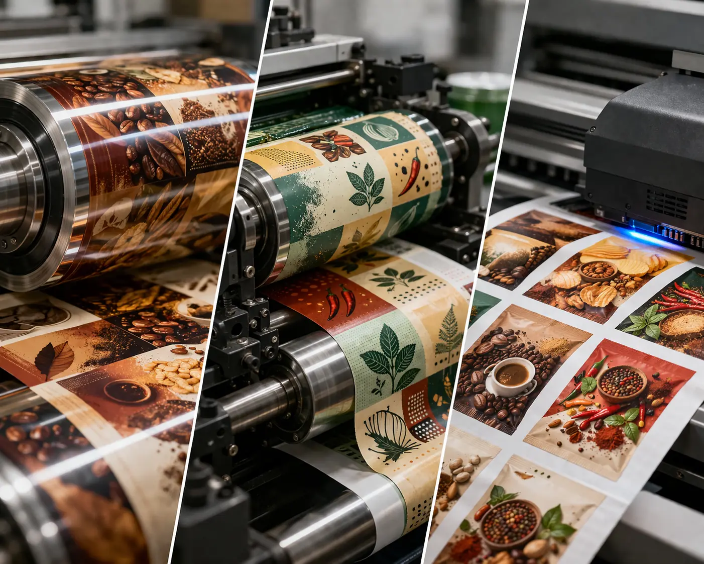 What are the Differences Between Rotogravure Printing, Flexographic Printing, and Digital Printing?